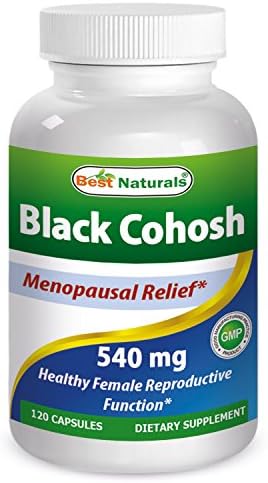 Best Naturals Black Cohosh 540 mg 120 Capsules Best Naturals