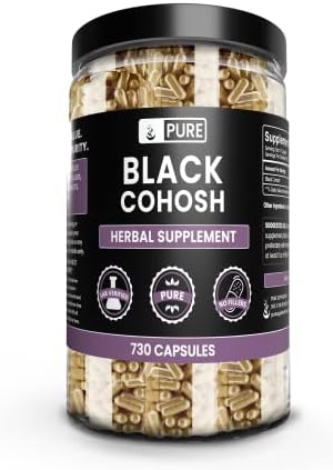 Pure Original Ingredients Black Cohosh (365 Capsules) No Magnesium Or Rice Fillers, Always Pure, Lab Verified Pure Original Ingredients