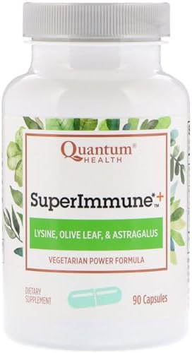 QUANTUM Super Immune+ Lysine Herbal 90 VEGIC Quantum