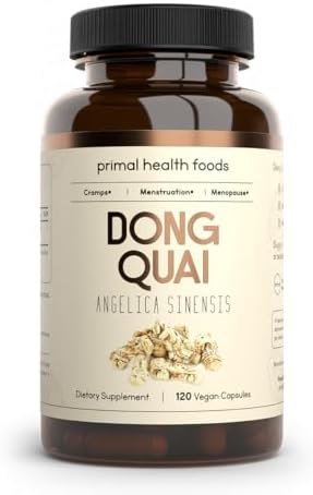 Organic Dong Quai 1000 mg | Female Hormone & Menstrual Support | Vegetarian, Non-GMO Primal Health Foods