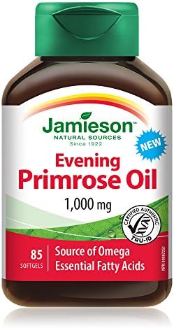 Jamieson Evening Primrose Oil 1,000 mg 85 Softgels (Мягкие капсулы) Jamieson