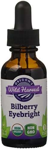 Oregon's Wild Harvest Bilberry Eyebright Organic Extract, 1 Fluid Ounce Oregon's Wild Harvest