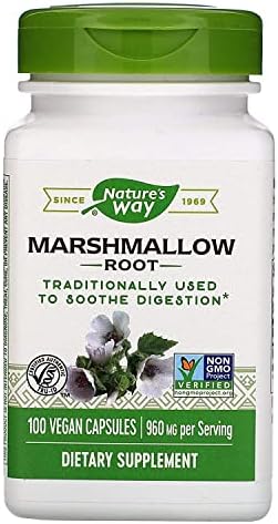 Marshmallow Root 480 Milligrams 100 Veg Capsules (Вегетарианские капсулы) Nature's Way