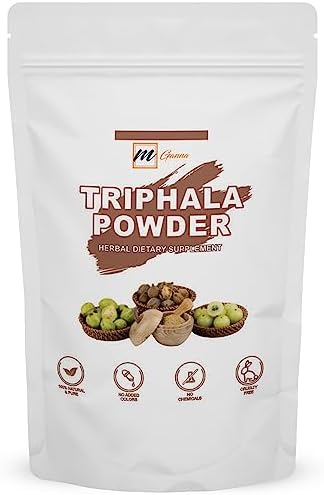 100% Natural Triphala Powder (Порошок) for Glowing Skin and Health Care 227 GMS / 0.5 LBS MGanna