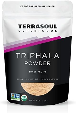 Terrasoul Superfoods Organic Triphala Powder (Порошок) -1 Pound Terrasoul Superfoods