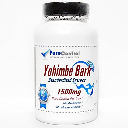 Yohimbe Bark Standardized Extract 1500mg // 200 Capsules (Капсулы) // Pure // by PureControl Supplements PureControl Supplements