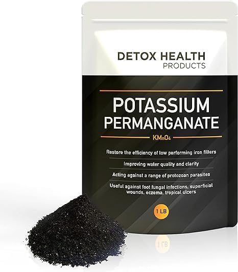 Potassium ~ Permanganate Crystal - Free Flowing Powder (Порошок) - Detox Health Products - 2 OZ Generic