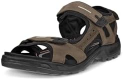 ECCO Men's Yucatan Sport Sandal, Tarmac/Tarmac Nubuck, 12-12.5 Ecco