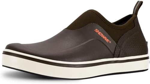 Мужские Резиновые Сапоги Showave Deck Shoes Водонепроницаемые Короткие Дождевики Дышащие Спортивные Мокасины Антискользящие Резиновые Ботинки Низкий Крой для Рыбалки Садоводства Прогулок Showave