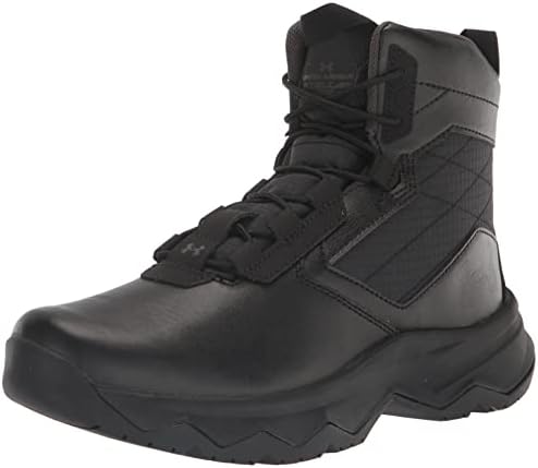 Under Armour Men's Stellar G2 6" Side Zip Lace Up Boot Military and Tactical Under Armour