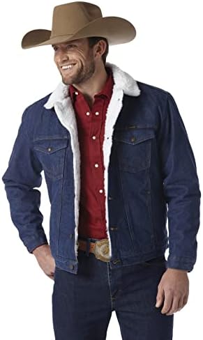 Мужская Джинсовая Куртка Wrangler Cowboy Cut Western Lined Wrangler