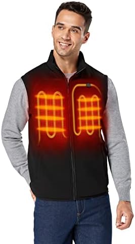 Мужская Пуховая жилетка ORORO Heated Vest с батареей, легкая флисовая жилетка ORORO