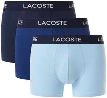 Lacoste Mens Recycled Microfiber Ultra Dry Trunks 3 pack Lacoste