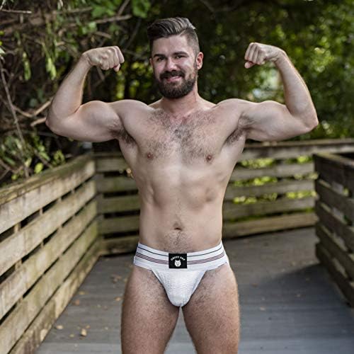 Jockstrap Gruff Pup Quarterback для Мужчин, 96% Полиэстер, 4% Спандекс, Удобный и Красивый Gruff Pup