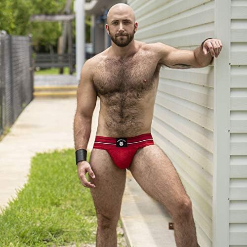 Jockstrap Gruff Pup Quarterback для Мужчин, 96% Полиэстер, 4% Спандекс, Комфортный и Удобный Gruff Pup