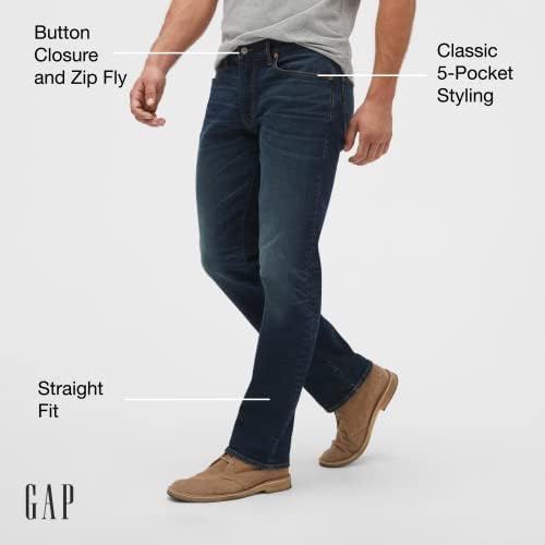 Мужские Прямые Джинсы Gap Straight Fit Gap