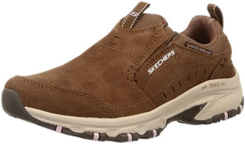 Женские походные ботинки Hillcrest с водоотталкивающей замшевой отделкой, низкие SKECHERS