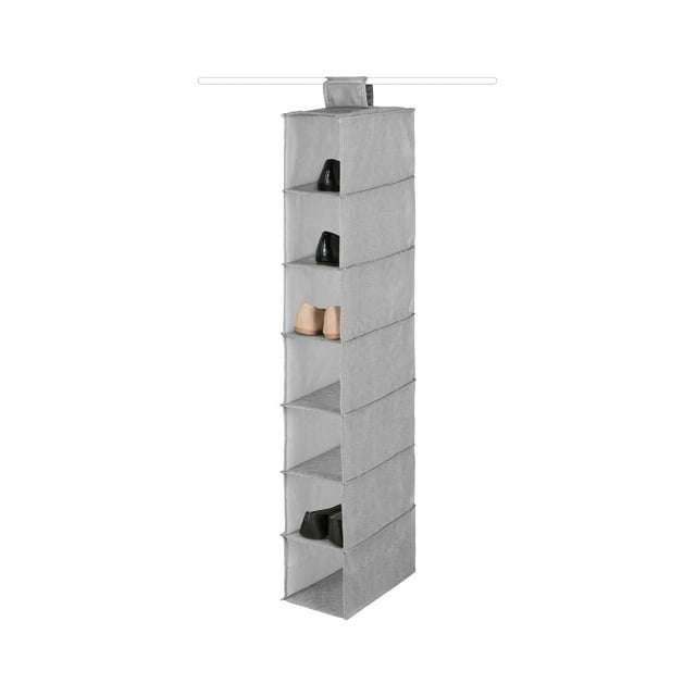 7-Level Shoe Organizer, Boston Range, Grey/White, by Compactor Compactor