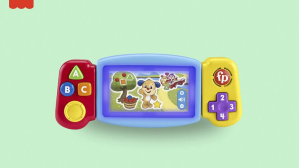 Fisher-Price Laugh & Learn Twist & Learn Gamer Pretend Video Game Learning Toy for Infant & Toddler Fisher-Price