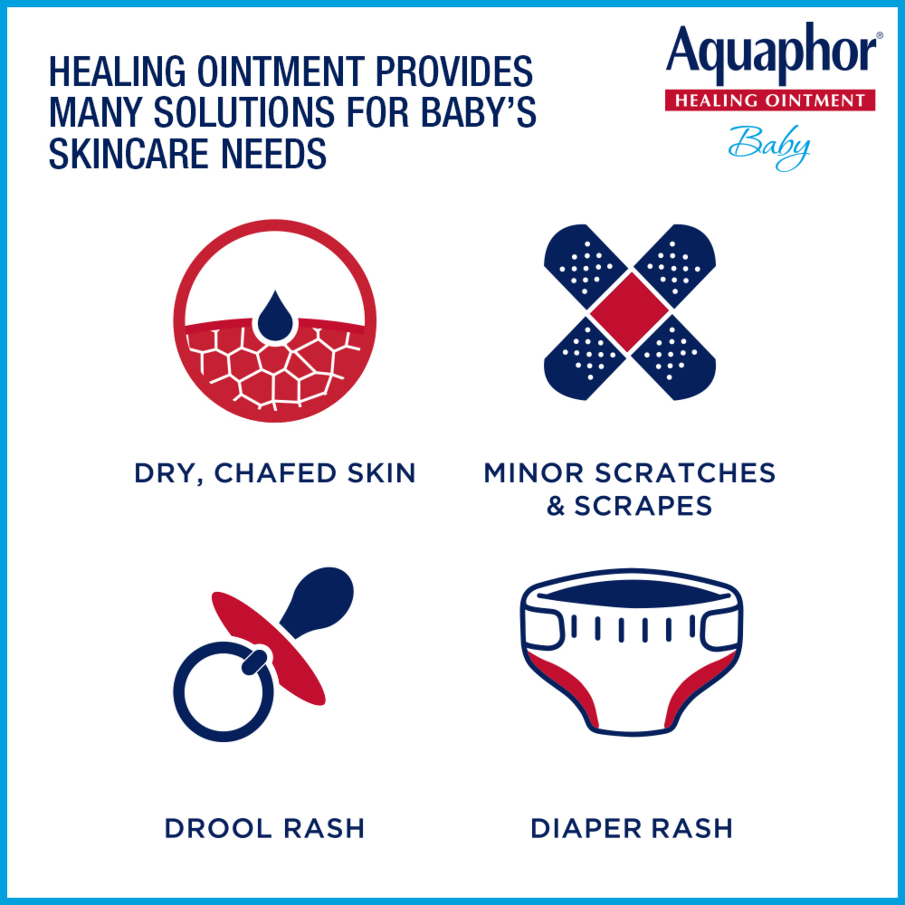 Aquaphor Baby Healing Ointment, Baby Skin Care and Diaper Rash, 14 oz. Visit the Aquaphor Store