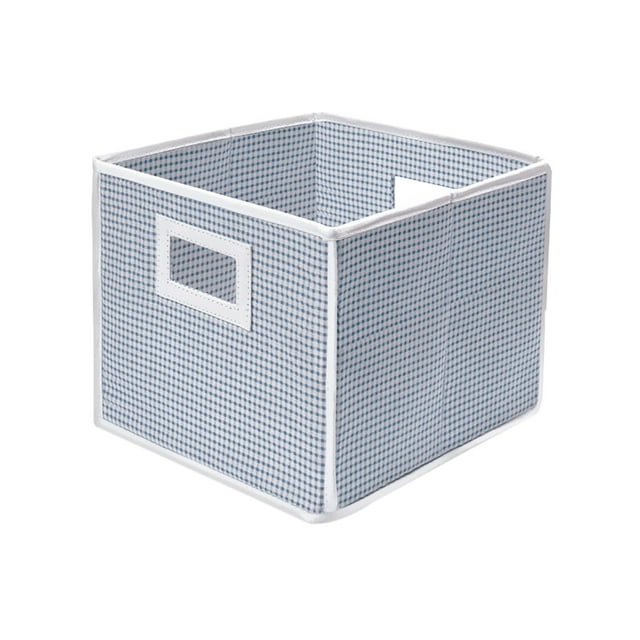 Cubo de Almacenamiento Plegable Basket - Cuadros Azules Badger Basket