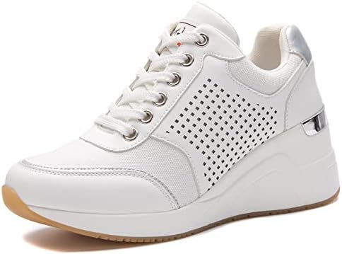 Cestfini Wedge Sneakers for Women - Wedge Tennis Shoes Non-Slip Women Fashion Sneakers Cestfini