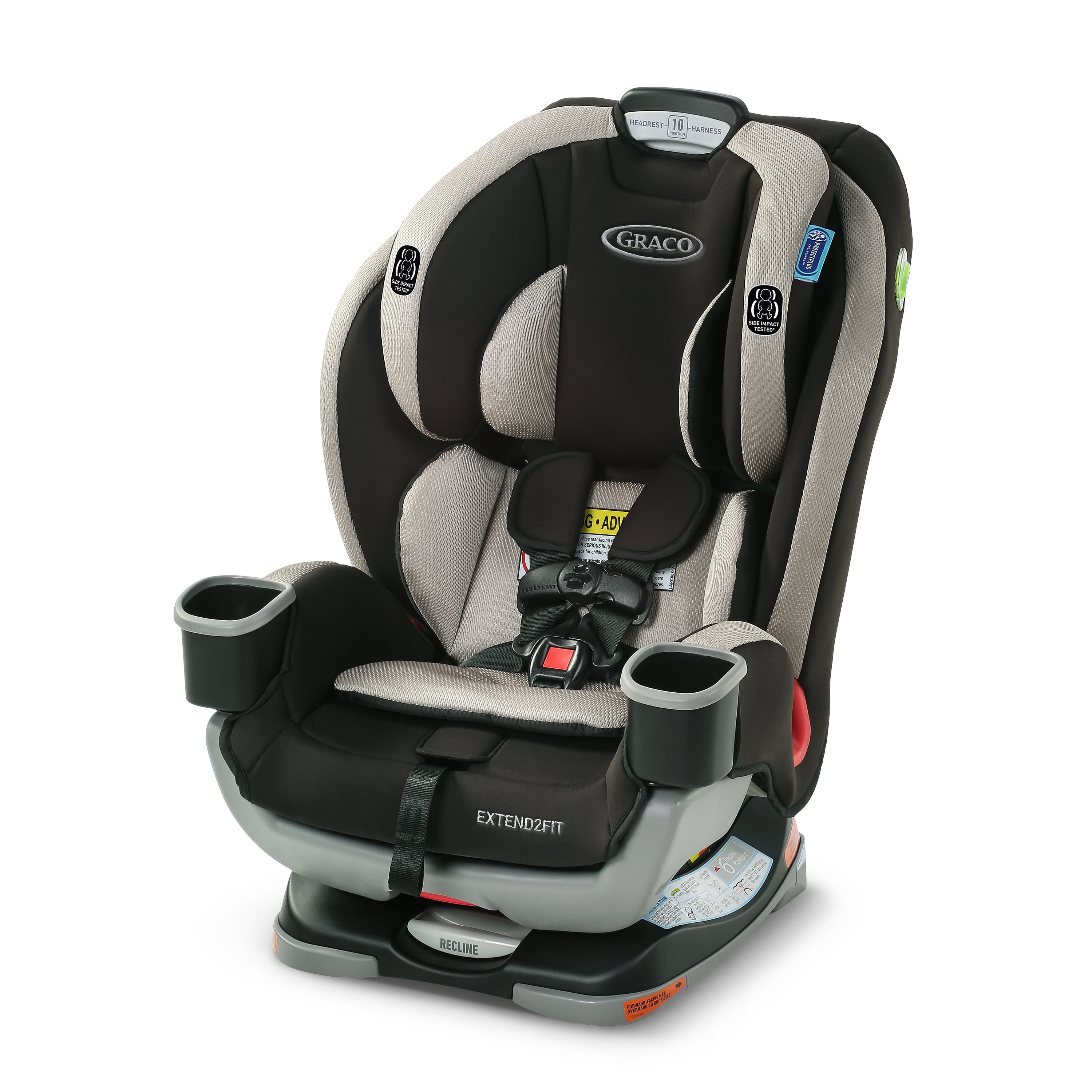 Graco® Extend2Fit® 3-in-1 Convertible Car Seat, Norah, 20.61 lbs Graco