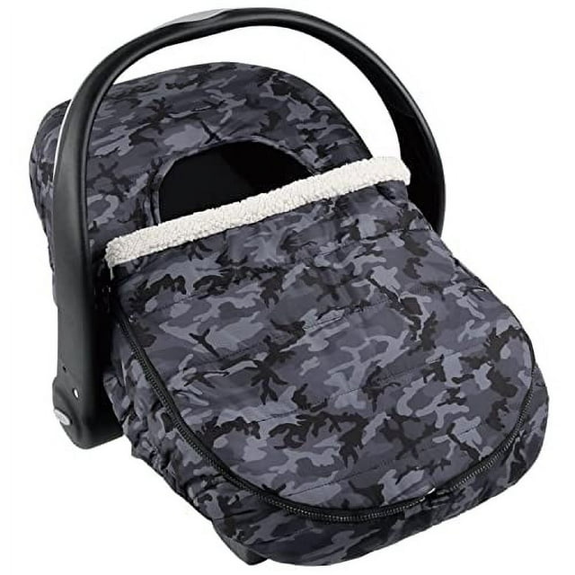 The Peanutshell Car Seat Cover | Black Camo | Winter Carseat Canopy | Car Seat Cover Baby The Peanutshell