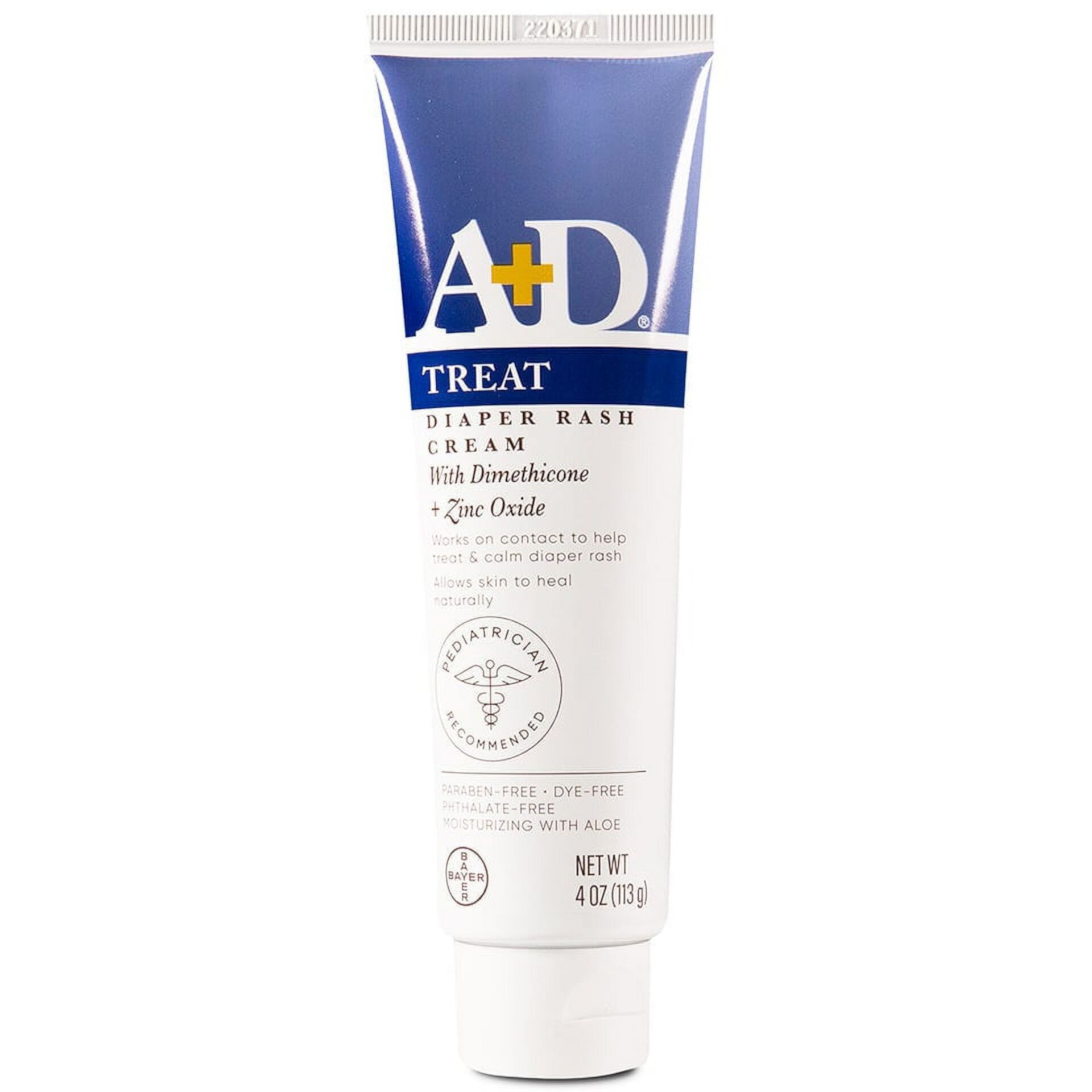 A+D Diaper Rash Cream with Aloe Diaper Rash Cream 4 Oz A+D