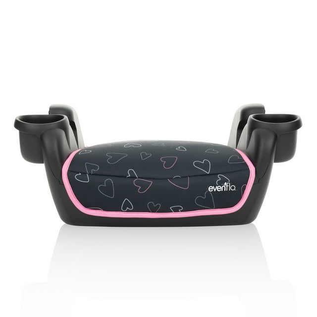 Evenflo GoTime No Back Booster Car Seat (Amore Pink), 4 Years + Visit the Evenflo Store