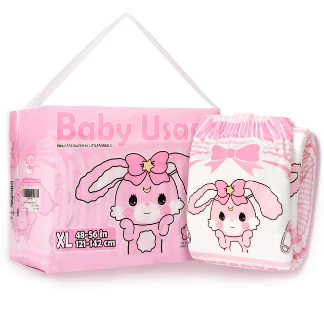 Подгузники для взрослых, 10 шт. - Baby Usagi (L 91-122 см) Littleforbig