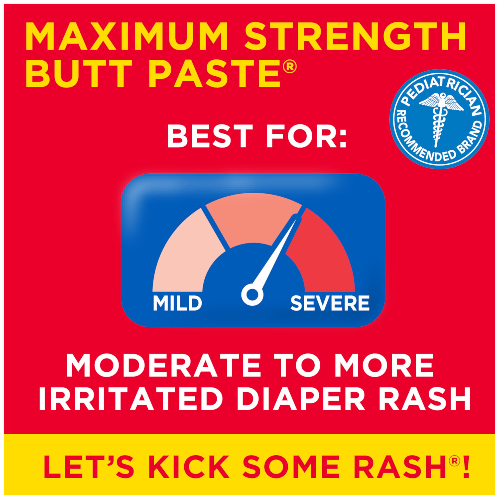 Boudreaux's Butt Paste Maximum Strength Diaper Rash Cream, Ointment for Infant, 4 oz Tube Visit the Boudreaux's Butt Paste Store