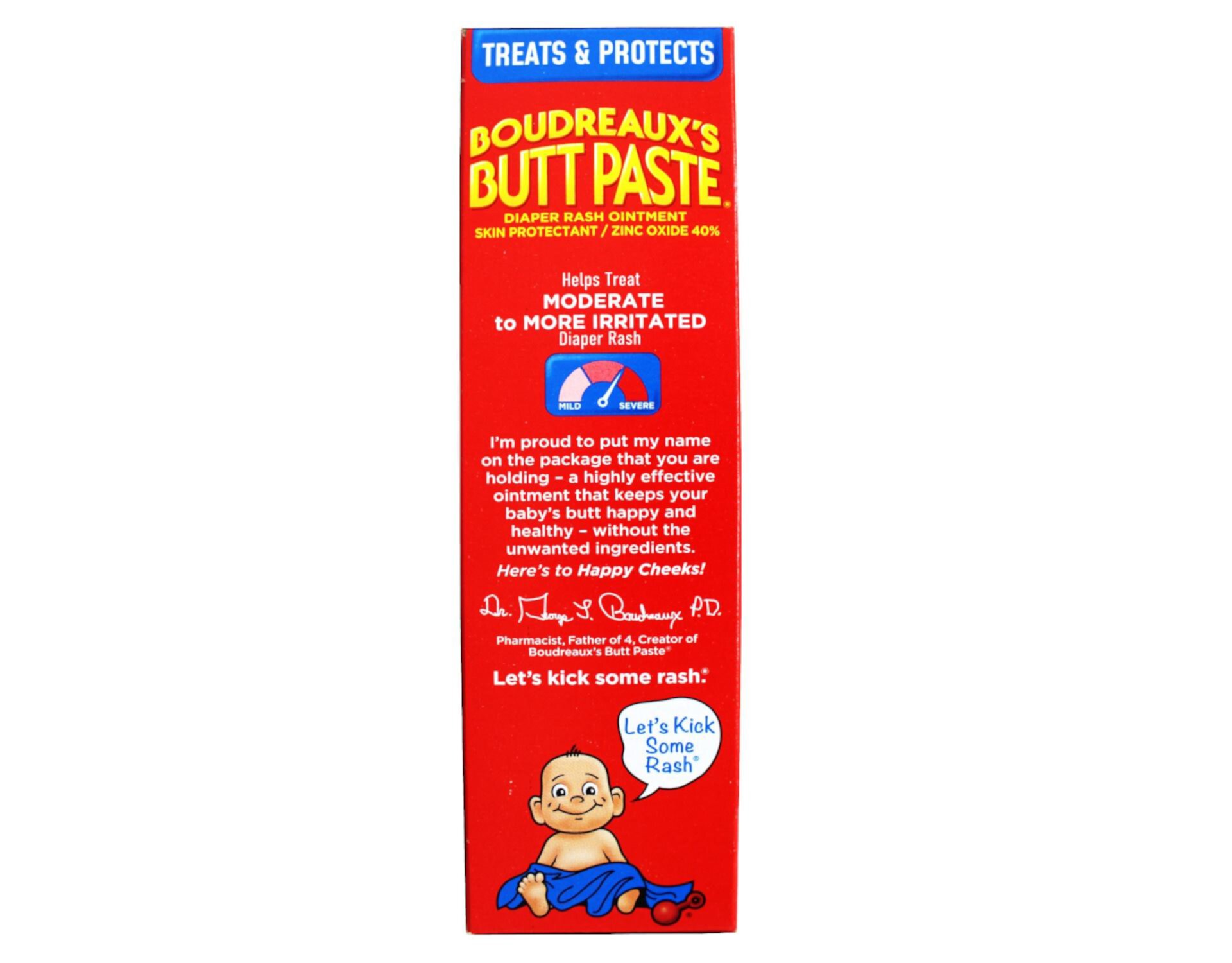 Boudreaux's Butt Paste Maximum Strength Diaper Rash Cream, Ointment for Baby, 4 oz Tube Visit the Boudreaux's Butt Paste Store