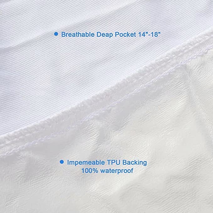 Sunrising Bedding Twin XL Size Mattress Protector, Waterproof Mattress Cover Sunrising Bedding