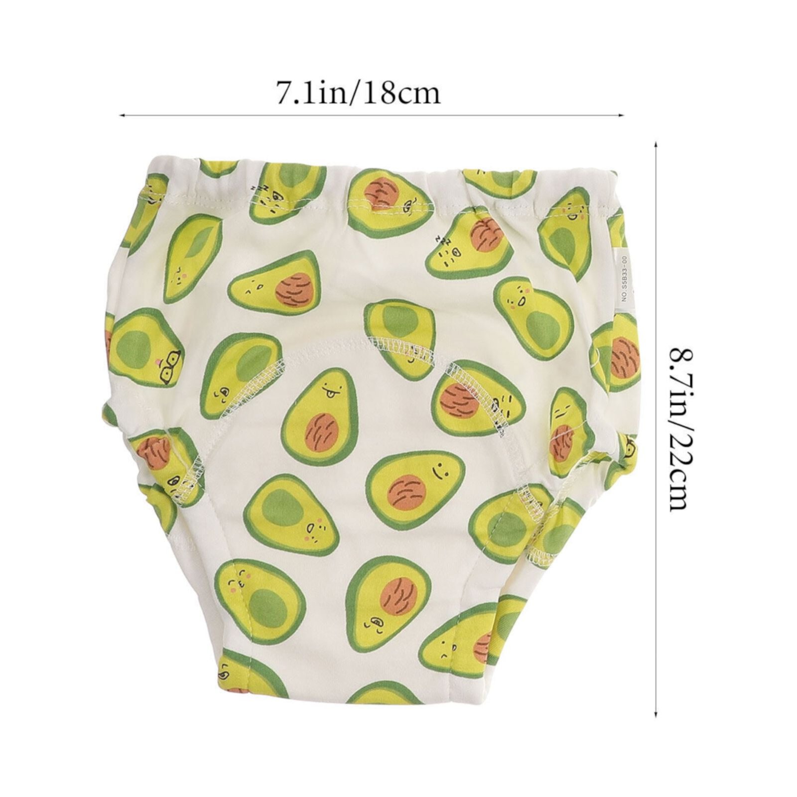 2Pcs Baby Cotton Training Pants Padded Toddler Training Underwear for Boys Girls COSLUS