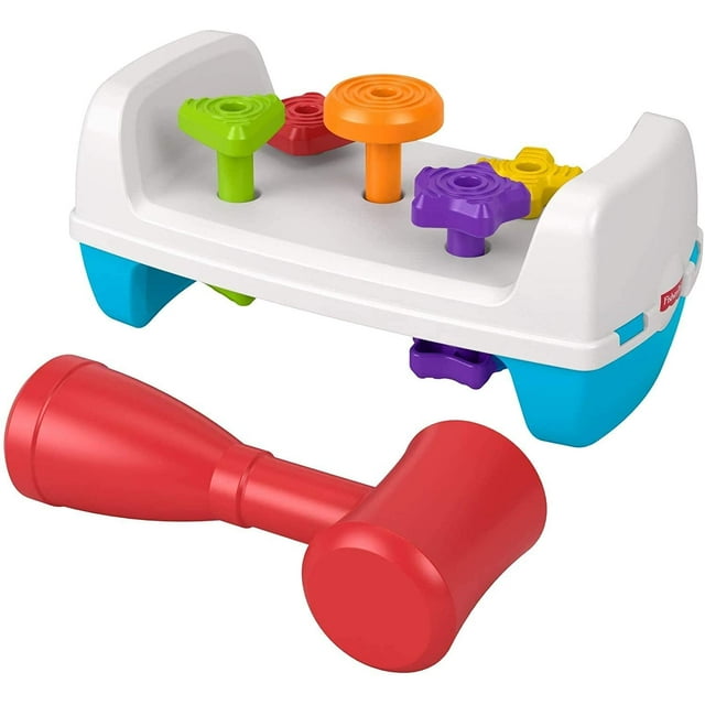 Fisher-Price Tap & Turn Bench, Double-Sided Infant & Toddler Toy Visit the Fisher-Price Store