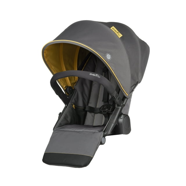 Pivot Xplore Stroller Wagon Second Seat (Adventurer Gray) Visit the Evenflo Store