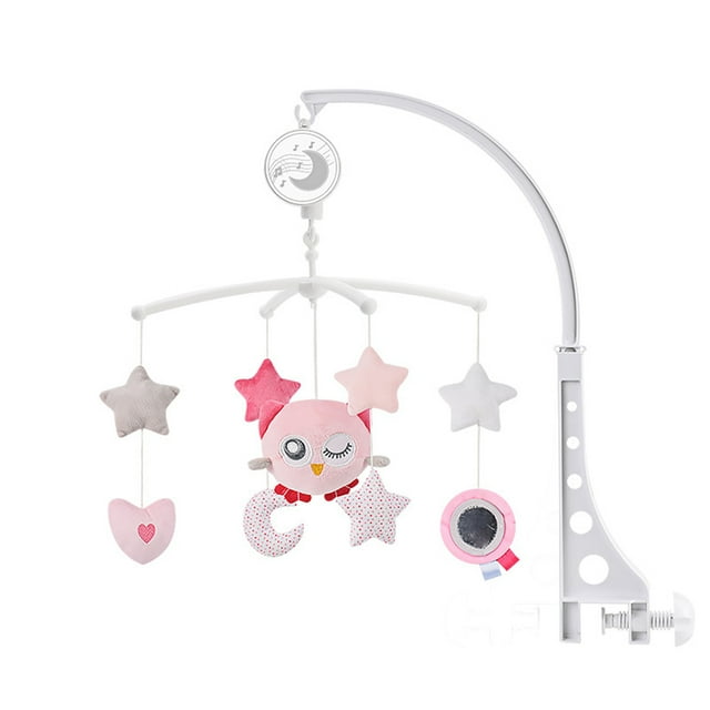 Kisdream Musical Baby Crib Mobile with Hanging Rotating Toys Infant Bed Decoration for Baby Boys Girls Kisdream