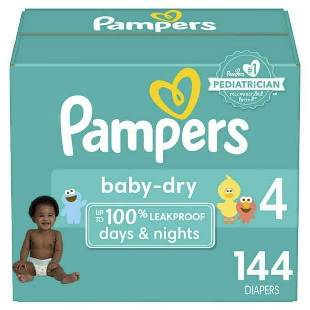 Pampers Baby-Dry Diapers Size 4, 28 Count Pampers