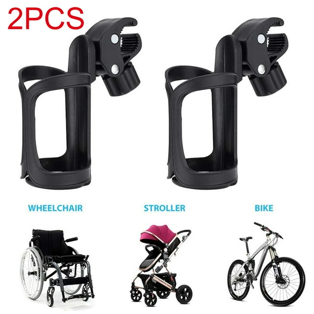 2Pack Universal Baby Stroller Cup Holder 360 Rotating Laidan