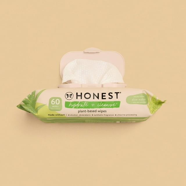 The Honest Company Hydrate + Cleanse, Benefit Wipes, 60 Count (Select for More Options) The Honest Company