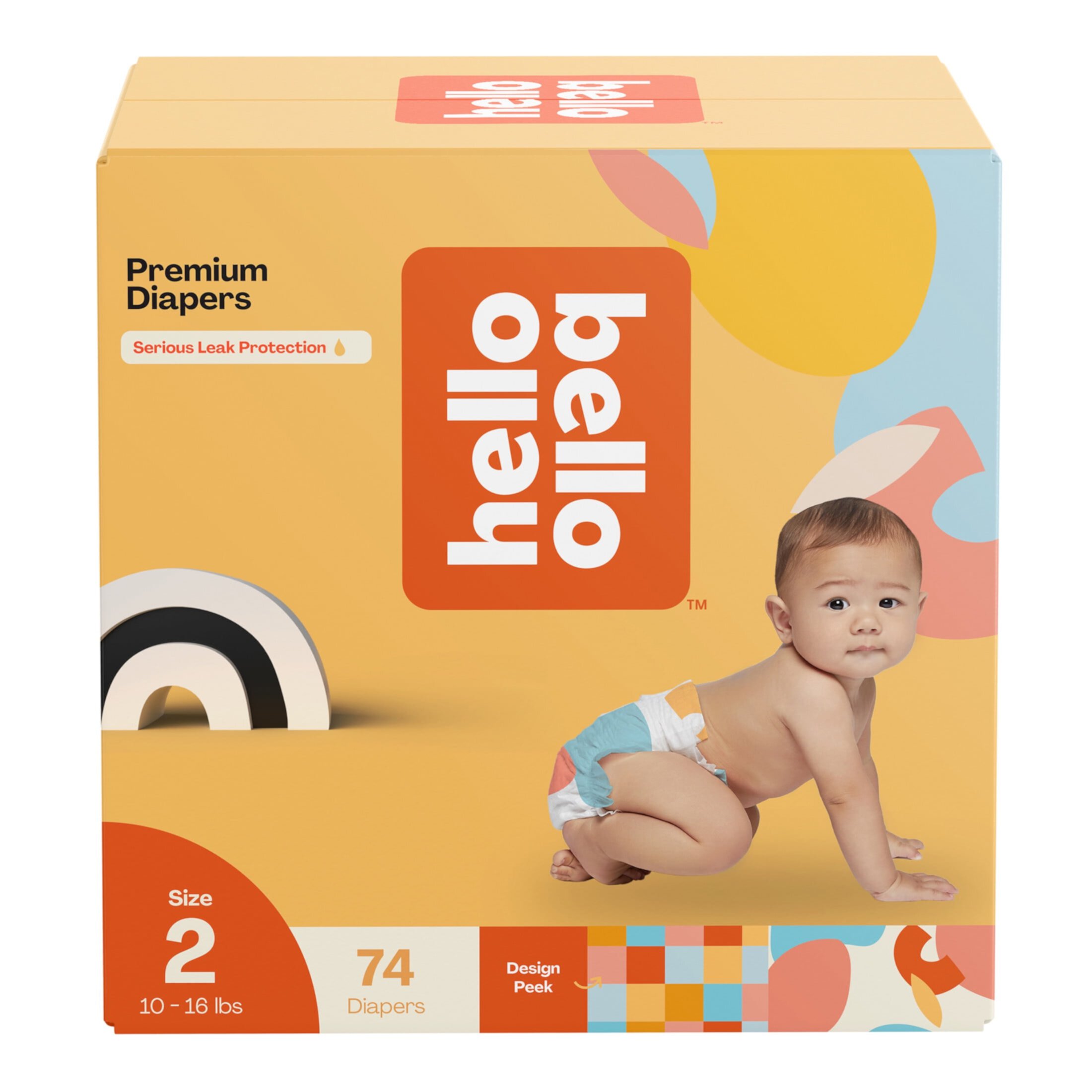 Hello Bello Premium Baby Diapers, Infant Size 3 Honeysuckle 66ct (Select for More Options) Hello Bello