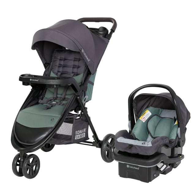 Baby Trend Sonar Cargo 3-Wheel Travel System with EZ-Lift™ 35 PLUS Infant Car Seat - Desert Sage Visit the Baby Trend Store