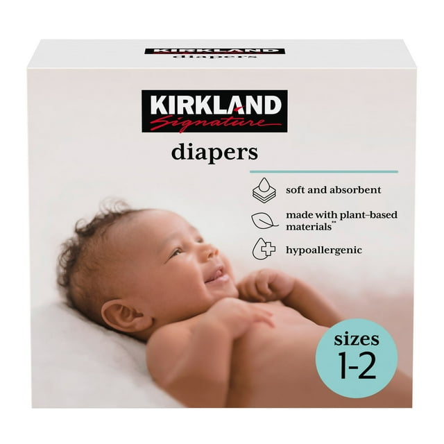 Kirkland Signature Diapers Sizes 1-2 YAHUI