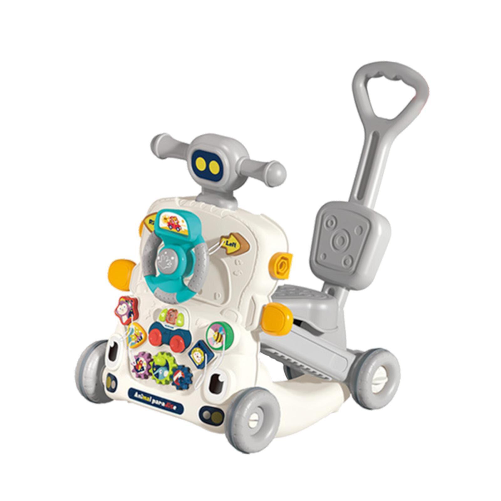 guohui Baby Toddlers Walkers Push Toy Early Learning Push Toy Gift Toy 6 in1 grey GUOHUI