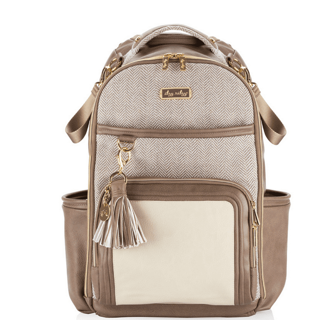 Itzy Ritzy Boss Plus Diaper Bag Backpack, Vanilla Latte Visit the Itzy Ritzy Store