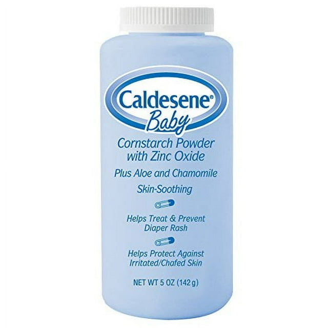 4 Pack Caldesene Baby Cornstarch Powder With Zinc Oxide 5 oz Each Caldesene