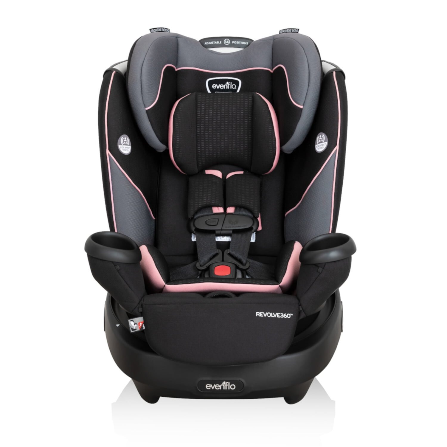 Evenflo Revolve360 Rotational All-In-One Convertible Car Seat (Ainsley Pink) Evenflo