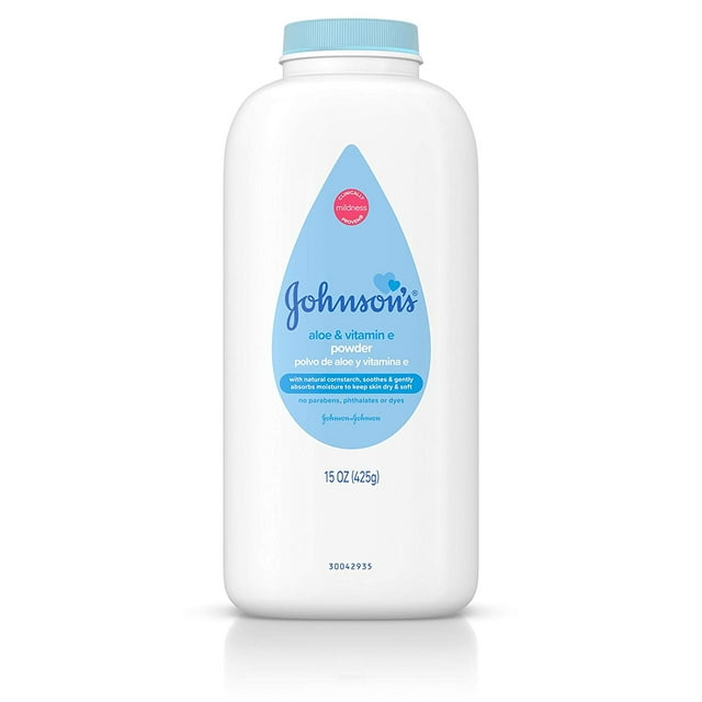 Johnson's Pure Cornstarch Baby Powder Soothing Aloe & Vitamin E 15oz Each Visit the Johnson's Store