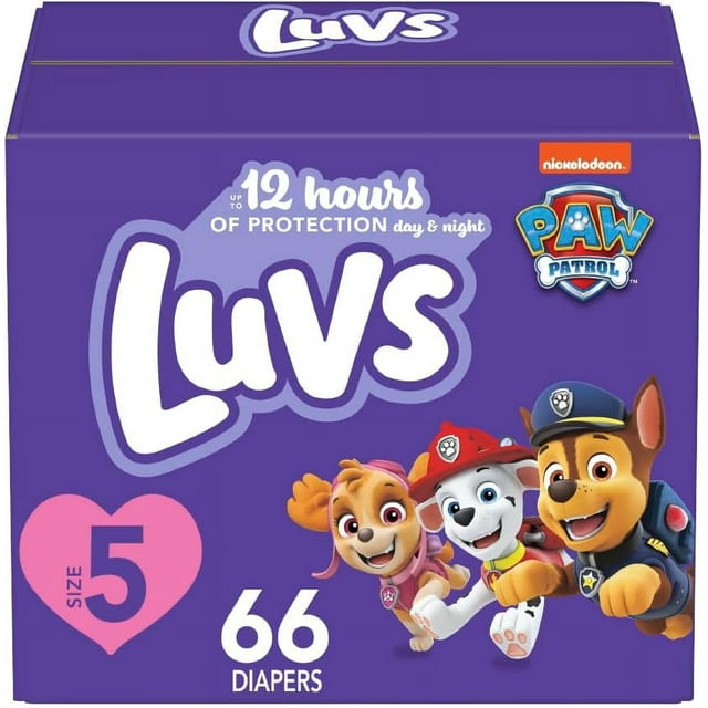 Luvs Diapers, Ultra Leakguards, Size 5 (over 27 lb), 66 Count Luvs